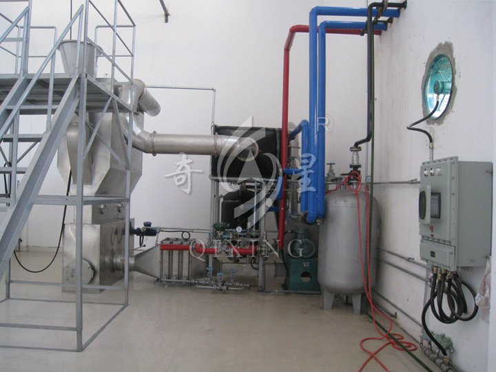 Nitrogen Closed Cycle Intelligent Fluidized Continuous Drying And LOW-Boiling Solvents Recovery Unit